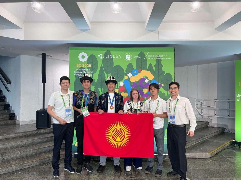 Kyrgyz students win 2 bronze medals at 37th International Biology Olympiad in Lithuania