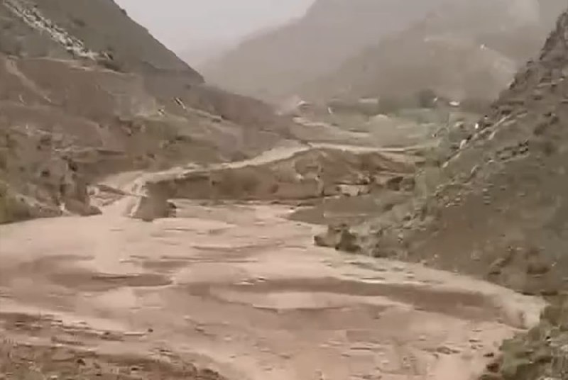 В Кара-Кульджинском районе после сильных дождей сошел сель