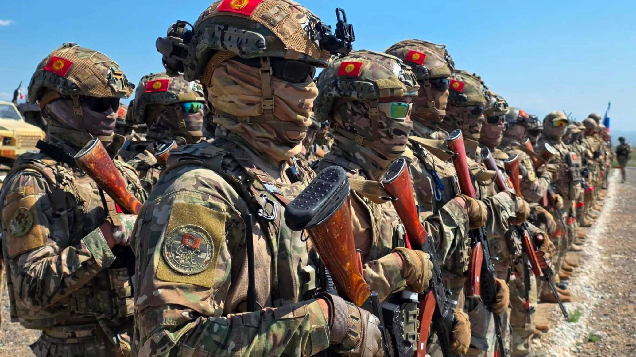 На Иссык-Куле завершились совместные военные учения Кыргызстана и России