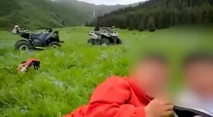 В Орловке составили протокол за езду на эндуро по пастбищам (видео)