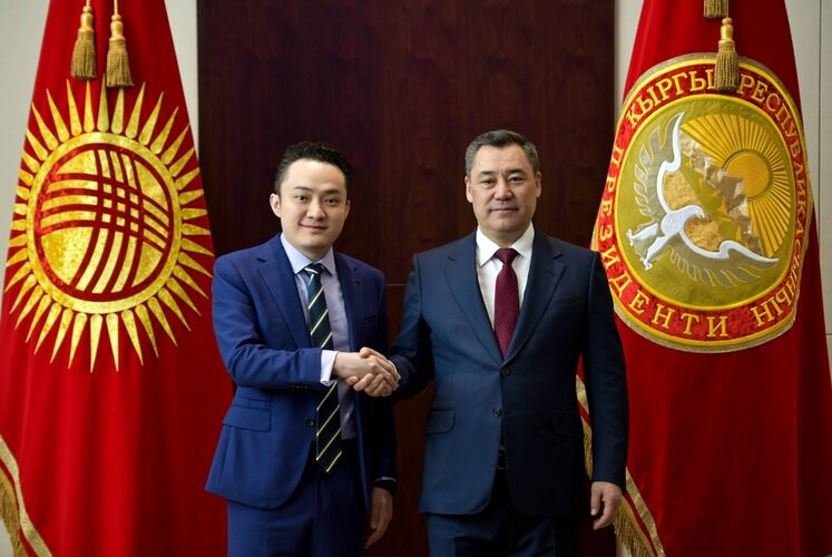 Sadyr Japarov meets with Justin Sun, founder of Tron blockchain platform