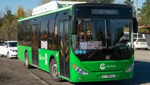 В муниципальных автобусах Бишкека разместят кондиционеры