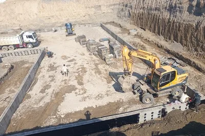 В Сокулукском районе приостановлено строительство 8-этажного жилого дома