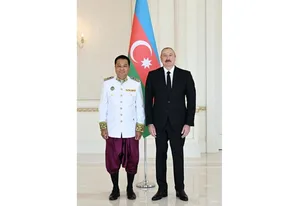 Президент Ильхам Алиев принял верительные грамоты новоназначенного посла Камбоджи в Азербайджане