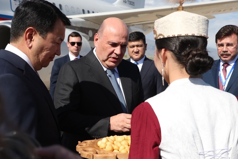 Russian Prime Minister Mishustin arrives in Kyrgyzstan for EAEU Council Meeting