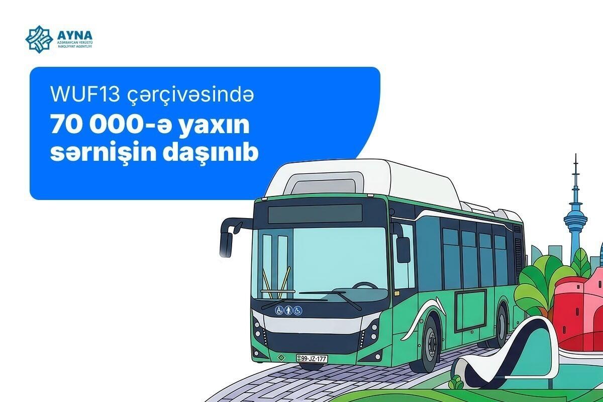 В рамках WUF13 было перевезено около 70 тысяч пассажиров