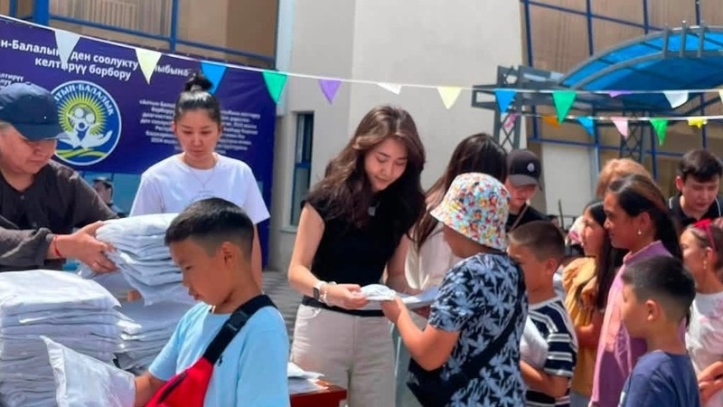 President Japarov clarifies daughter's public appearance at children's center