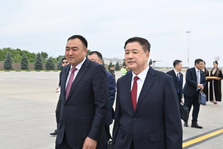 Chinese Minister of Public Security Wang Xiaohong arrives in Bishkek