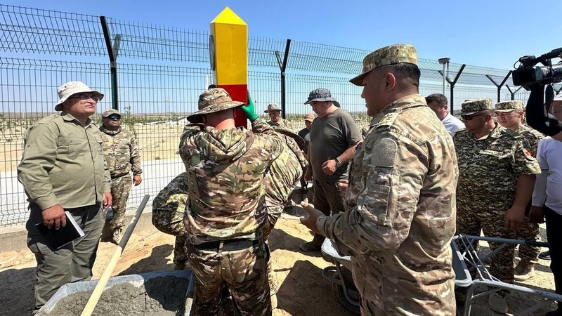 Kyrgyzstan and Tajikistan install border posts as demarcation work proceeds