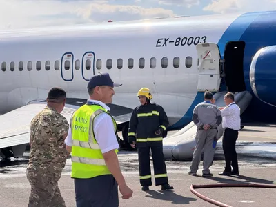 Аэропорт «Манас» закрыли до 22.00 после инцидента с самолетом TezJet