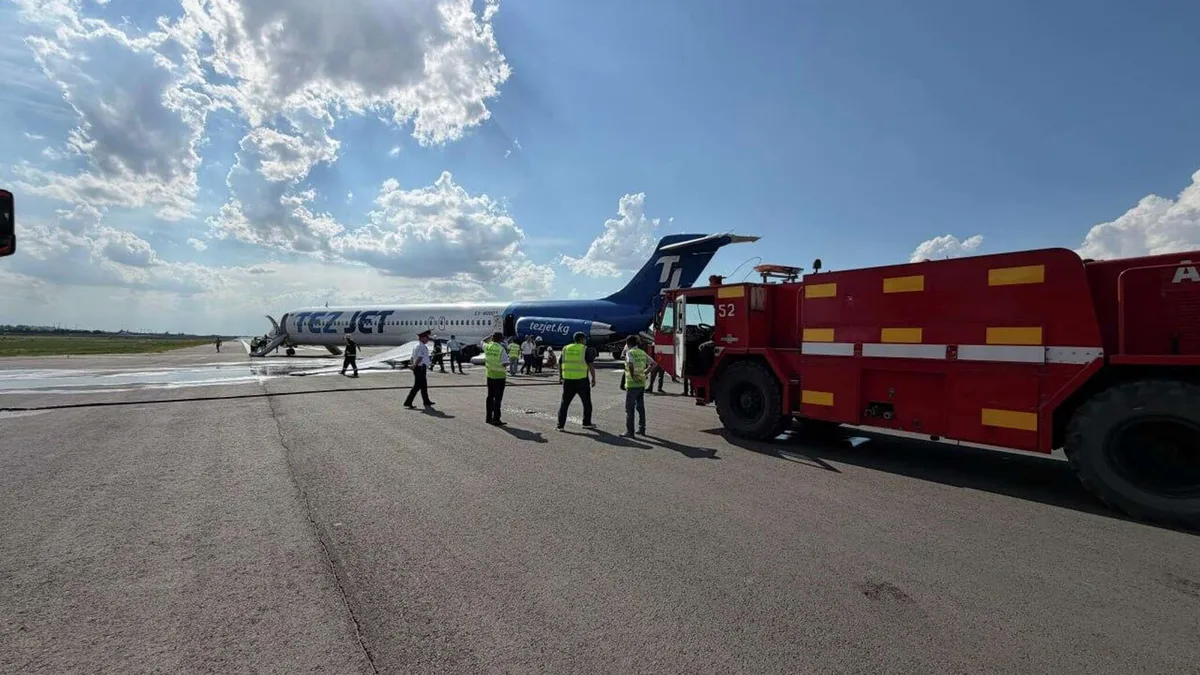 В Кыргызстане приостановлена эксплуатация всех самолетов Tez Jet