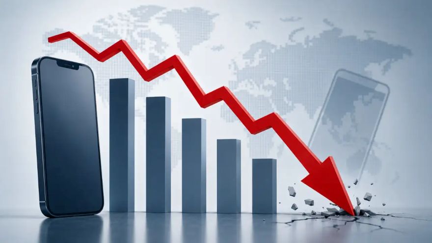 Мировые продажи смартфонов рухнули до 13-летнего минимума