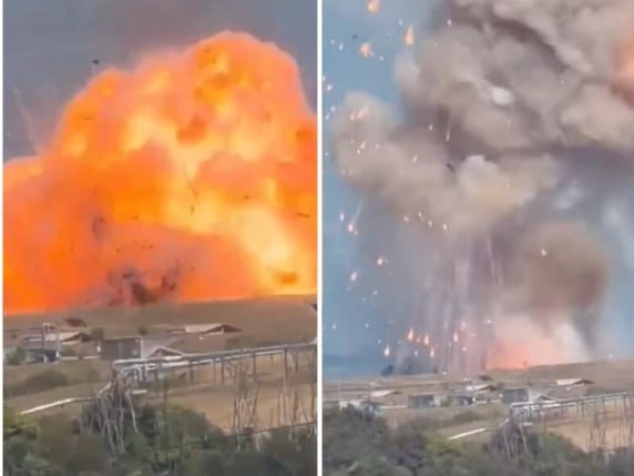 В Италии на заводе боеприпасов произошел взрыв