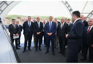 Участники заседания Координационного штаба ознакомились с работами, проводимыми в горноперерабатывающем комплексе «Демирли»