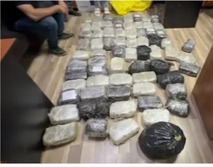 Полиция изъяла 72 кг наркотиков, переправленных в Азербайджан на параплане