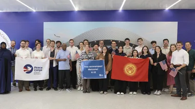 В Кыргызстан прибыла группа волонтеров Корпуса мира